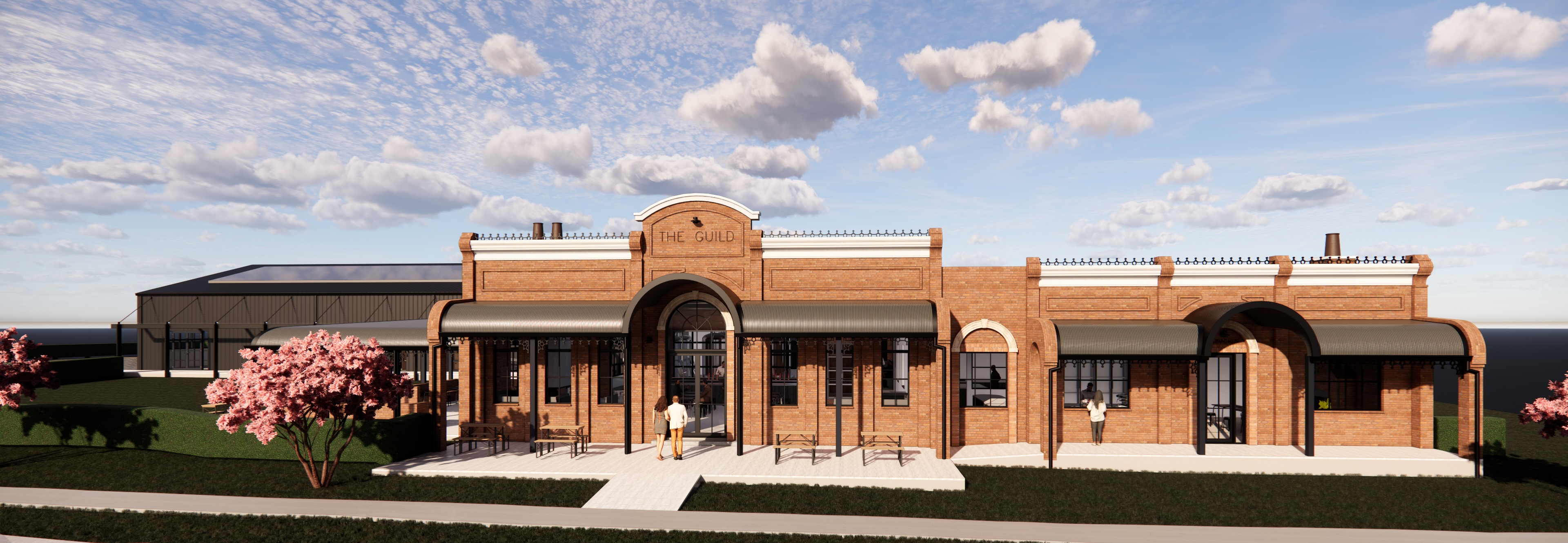 The Guild Robertson - Wide Facade View